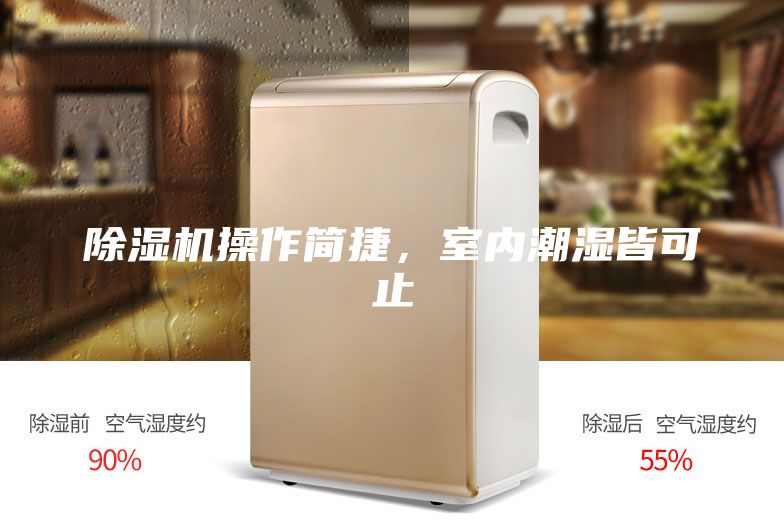 除濕機(jī)操作簡捷，室內(nèi)潮濕皆可止