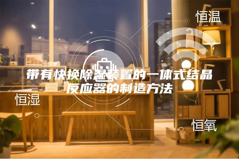 帶有快換除濕裝置的一體式結晶反應器的制造方法