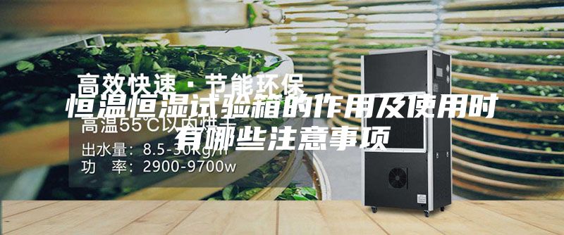 恒溫恒濕試驗(yàn)箱的作用及使用時(shí)有哪些注意事項(xiàng)