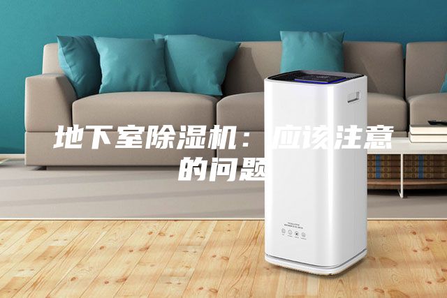 地下室除濕機：應該注意的問題