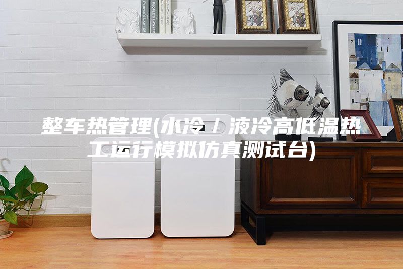 整車熱管理(水冷／液冷高低溫熱工運行模擬仿真測試臺)